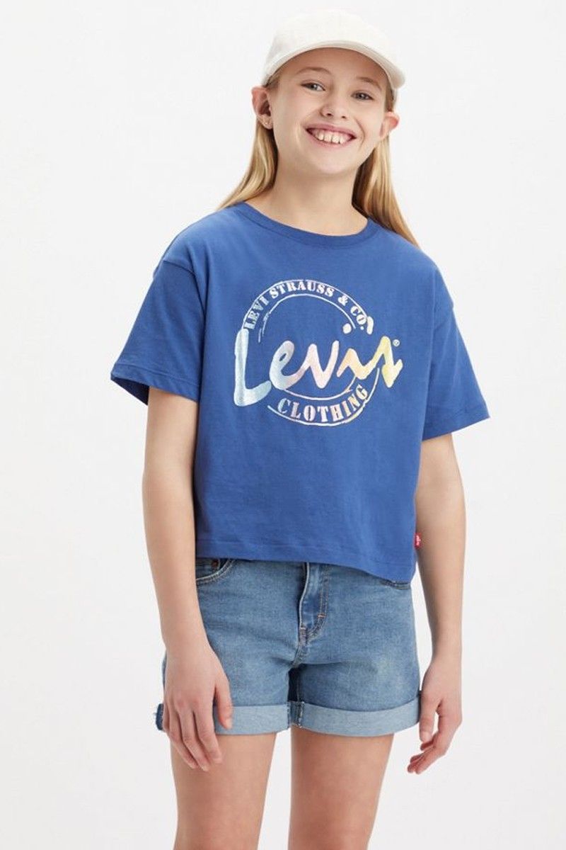 Welvarend park vacature Levi's® blauw T-shirt 4EH190 | Sake Store